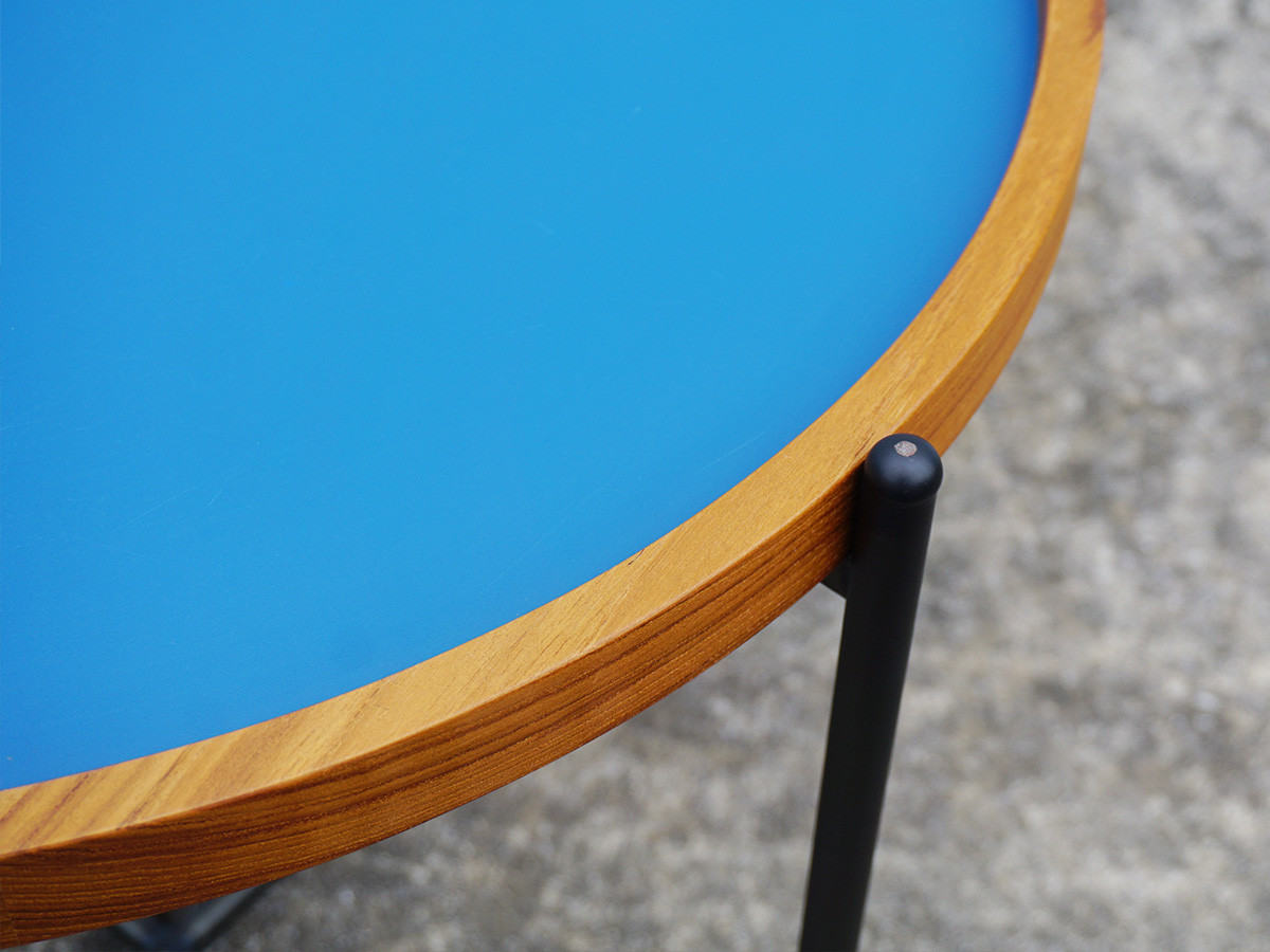 RE : Store Fixture UNITED ARROWS LTD. Round Side Table Blue Top / リ ストア フィクスチャー ユナイテッドアローズ ラウンド サイドテーブル ブルートップ （テーブル > サイドテーブル） 11