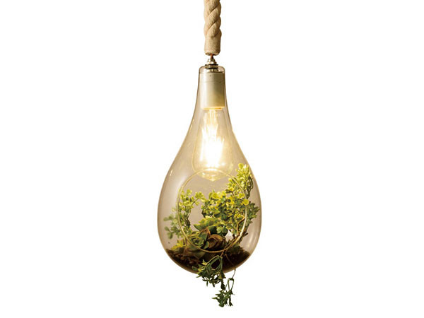 BOTANIC Hanging light with FAKEGREEN / ボタニック ハンギングライト フェイクグリーン付 M / FGD （ライト・照明 > ペンダントライト） 1