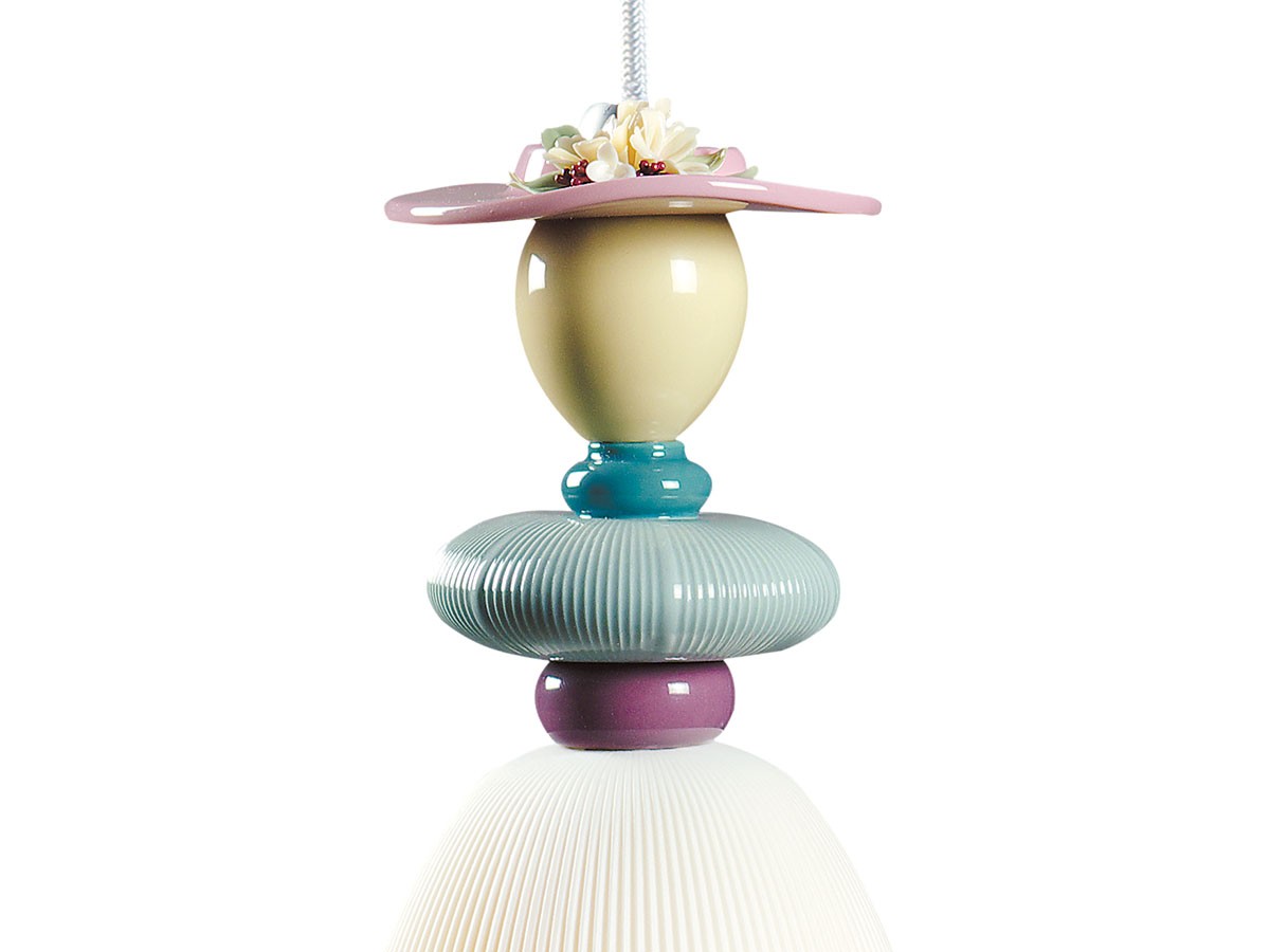 LLADRO Mademoiselle Hanging Lamp / リヤドロ マドモワゼル ハンギングランプ セリア （ライト・照明 > ペンダントライト） 8