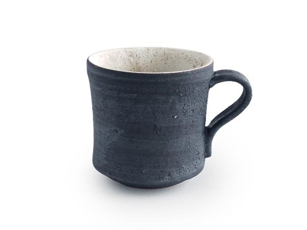 MISHIM POTTERY CREATION fractal mug susu + hibi / ミシンポタリークリエイション フラクタル マグ（スス + ヒビ） （食器・テーブルウェア > マグカップ） 1