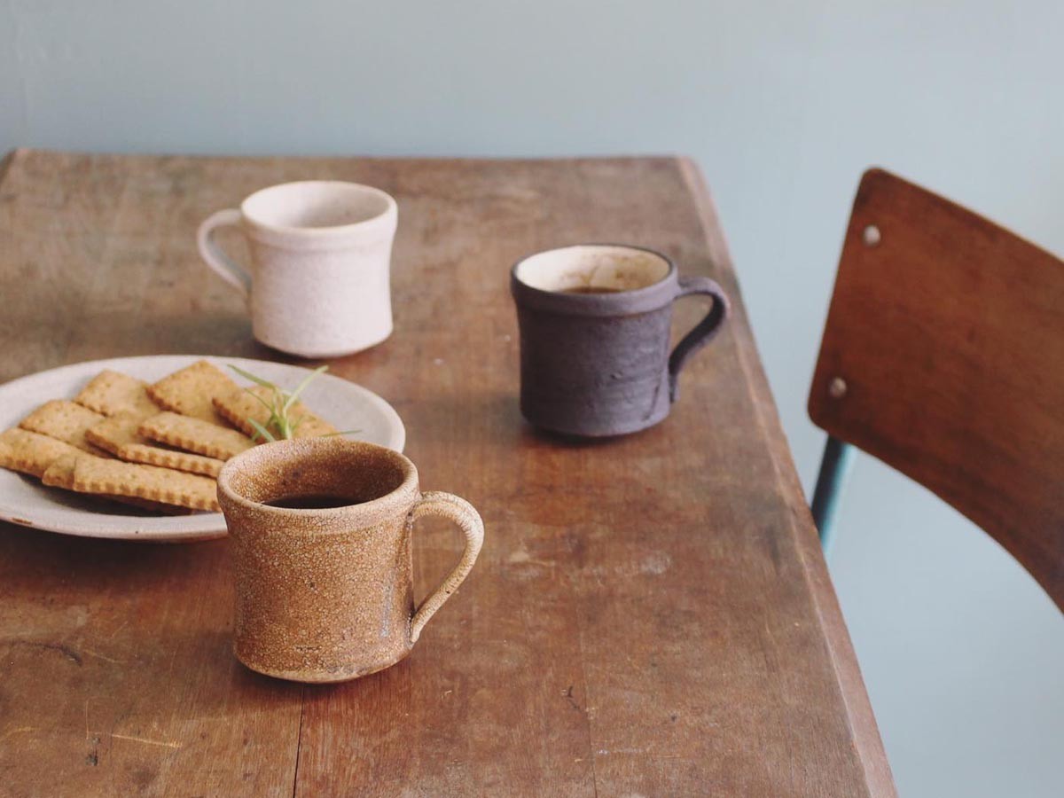 MISHIM POTTERY CREATION fractal mug susu + hibi / ミシンポタリークリエイション フラクタル マグ（スス + ヒビ） （食器・テーブルウェア > マグカップ） 22