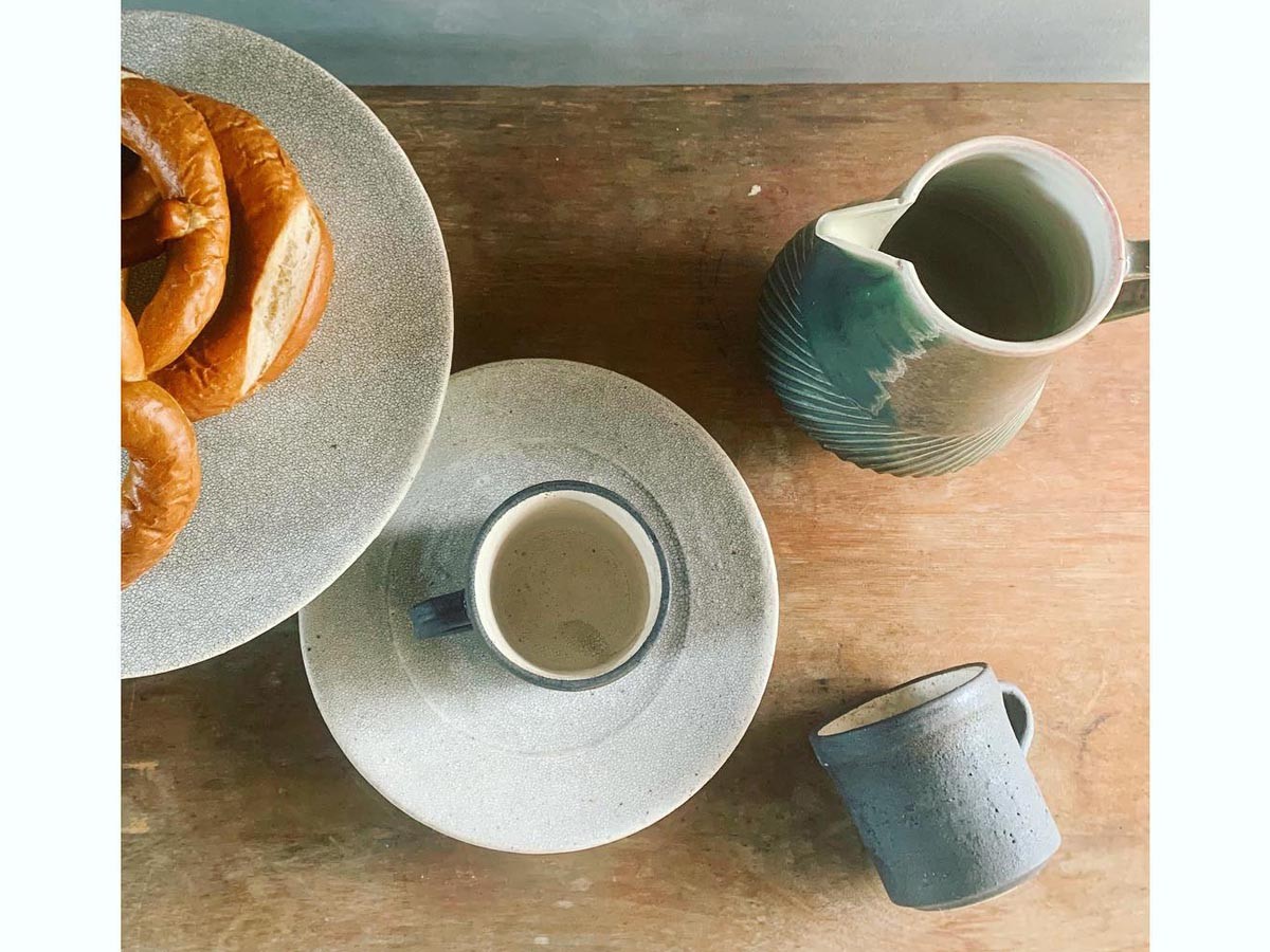 MISHIM POTTERY CREATION fractal mug susu + hibi / ミシンポタリークリエイション フラクタル マグ（スス + ヒビ） （食器・テーブルウェア > マグカップ） 18