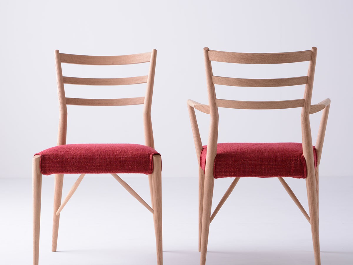 日進木工 GROW Wide Armchair / にっしんもっこう グロウ ワイドアームチェア （チェア・椅子 > ダイニングチェア） 12
