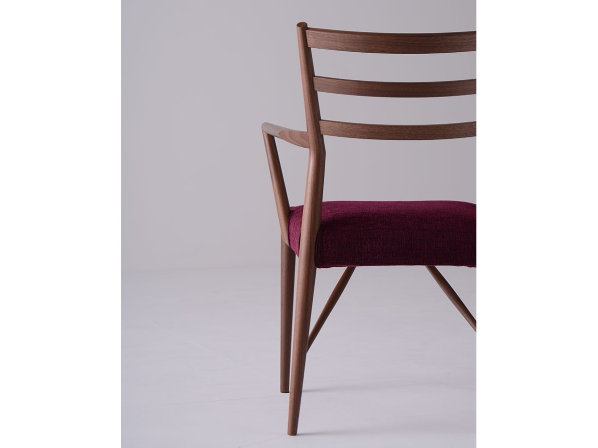 日進木工 GROW Wide Armchair / にっしんもっこう グロウ ワイドアームチェア （チェア・椅子 > ダイニングチェア） 15