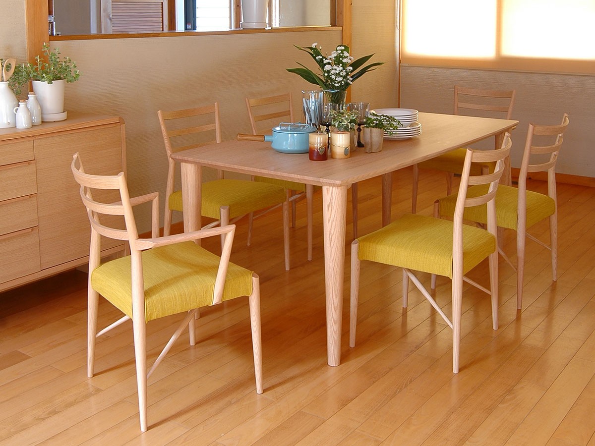 日進木工 GROW Wide Armchair / にっしんもっこう グロウ ワイドアームチェア （チェア・椅子 > ダイニングチェア） 6