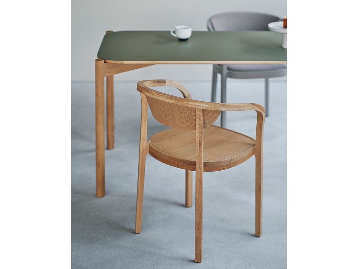 KARIMOKU NEW STANDARD CASTOR TABLE LINOLEUM 150 / カリモクニュースタンダード キャストールテーブル リノリウム 150 （テーブル > ダイニングテーブル） 4