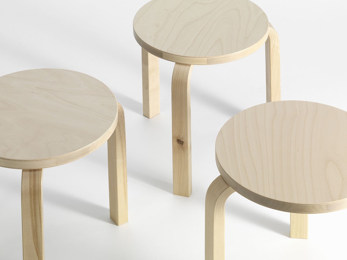 Artek STOOL E60 WILD BIRCH / アルテック スツール E60 ワイルドバーチ （チェア・椅子 > スツール） 7