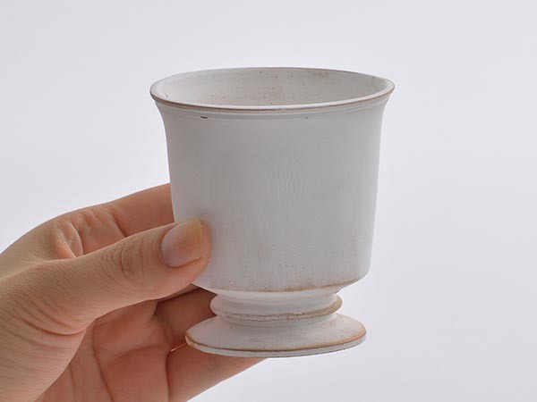 MISHIM POTTERY CREATION StiLL goblet / ミシンポタリークリエイション スティル ゴブレット（胡粉） （食器・テーブルウェア > タンブラー・グラス） 19