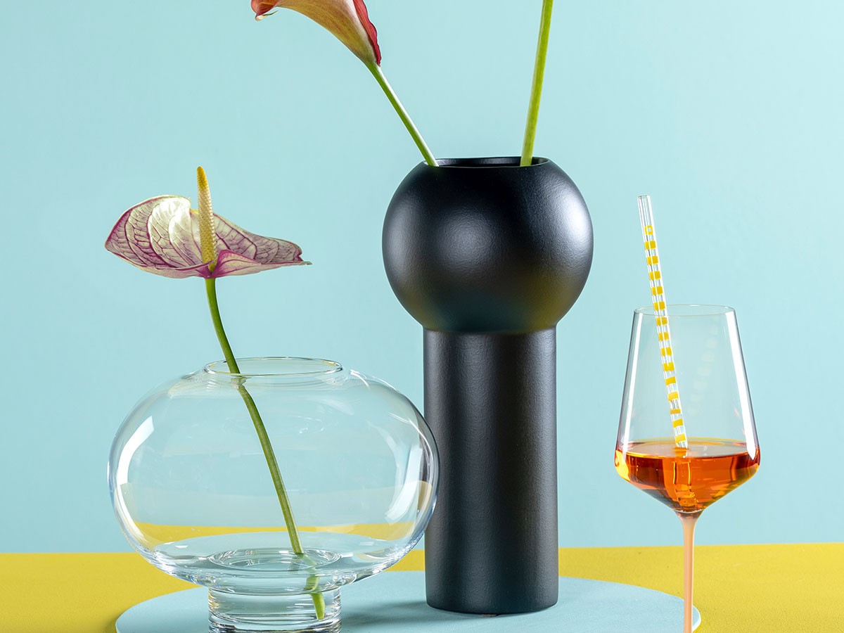 LEONARDO BRERA Ceramic Vase / レオナルド ブレラ セラミック ベース 高さ31cm （花器・プランター・グリーン > 花瓶・フラワーベース） 4
