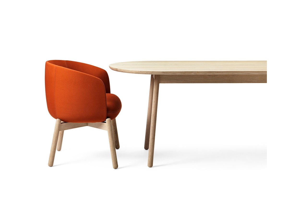 +HALLE Nest Table Oak / プラス ハレ ネスト テーブル オーク 幅160cm （テーブル > ダイニングテーブル） 3