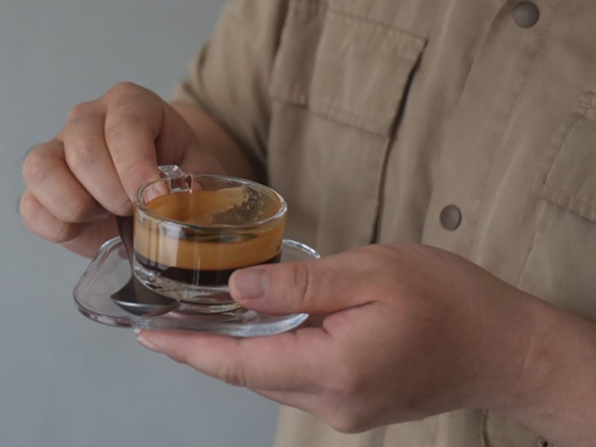 ARNO GLASS Espresso Cup & Saucer Clear / アルノグラス エスプレッソカップ & ソーサー（クリア） （食器・テーブルウェア > コーヒーカップ・ティーカップ） 7