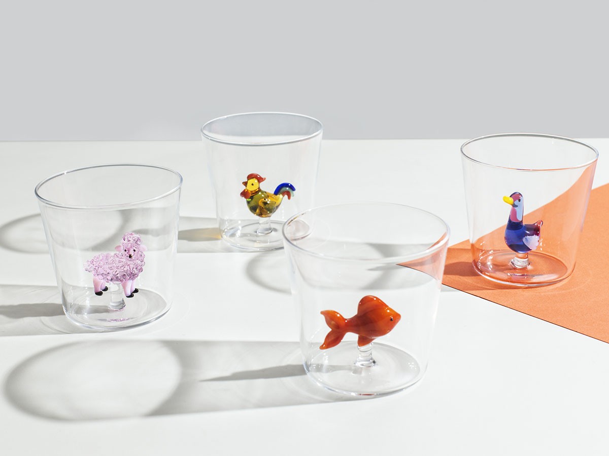 ICHENDORF MILANO Animal Farm Tumbler 
Red Fish / イッケンドルフ・ミラノ アニマルファーム タンブラー 
金魚 350ml （食器・テーブルウェア > タンブラー・グラス） 4