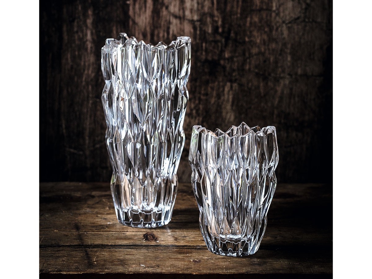 Nachtmann Quartz Vase / ナハトマン クオーツ ベース 26cm （花器・プランター・グリーン > 花瓶・フラワーベース） 5