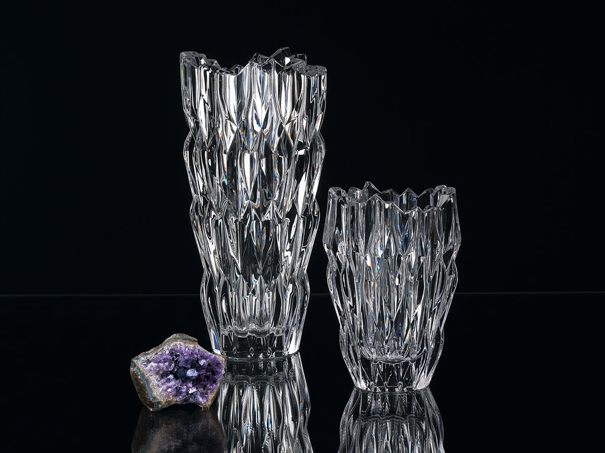 Nachtmann Quartz Vase / ナハトマン クオーツ ベース 26cm （花器・プランター・グリーン > 花瓶・フラワーベース） 8