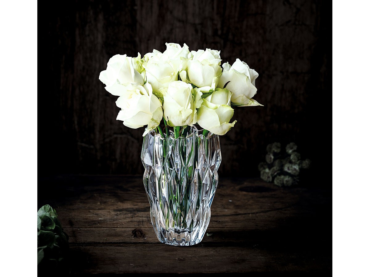 Nachtmann Quartz Oval Vase / ナハトマン クオーツ オーバルベース 16cm （花器・プランター・グリーン > 花瓶・フラワーベース） 5