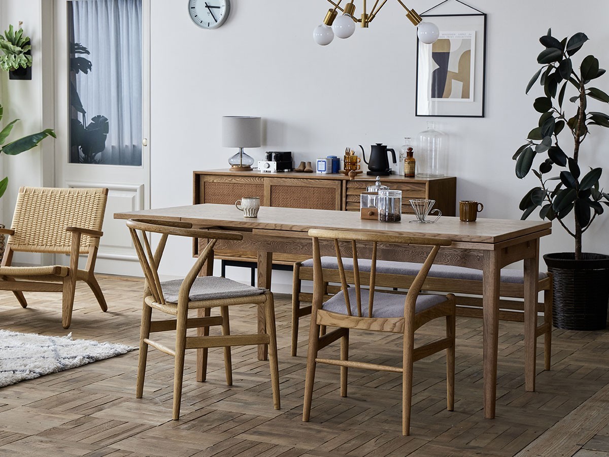 NOR PAUSE TABLE / ノル パウス 伸長式テーブル 幅90cm（OAK-LBR） （テーブル > ダイニングテーブル） 12