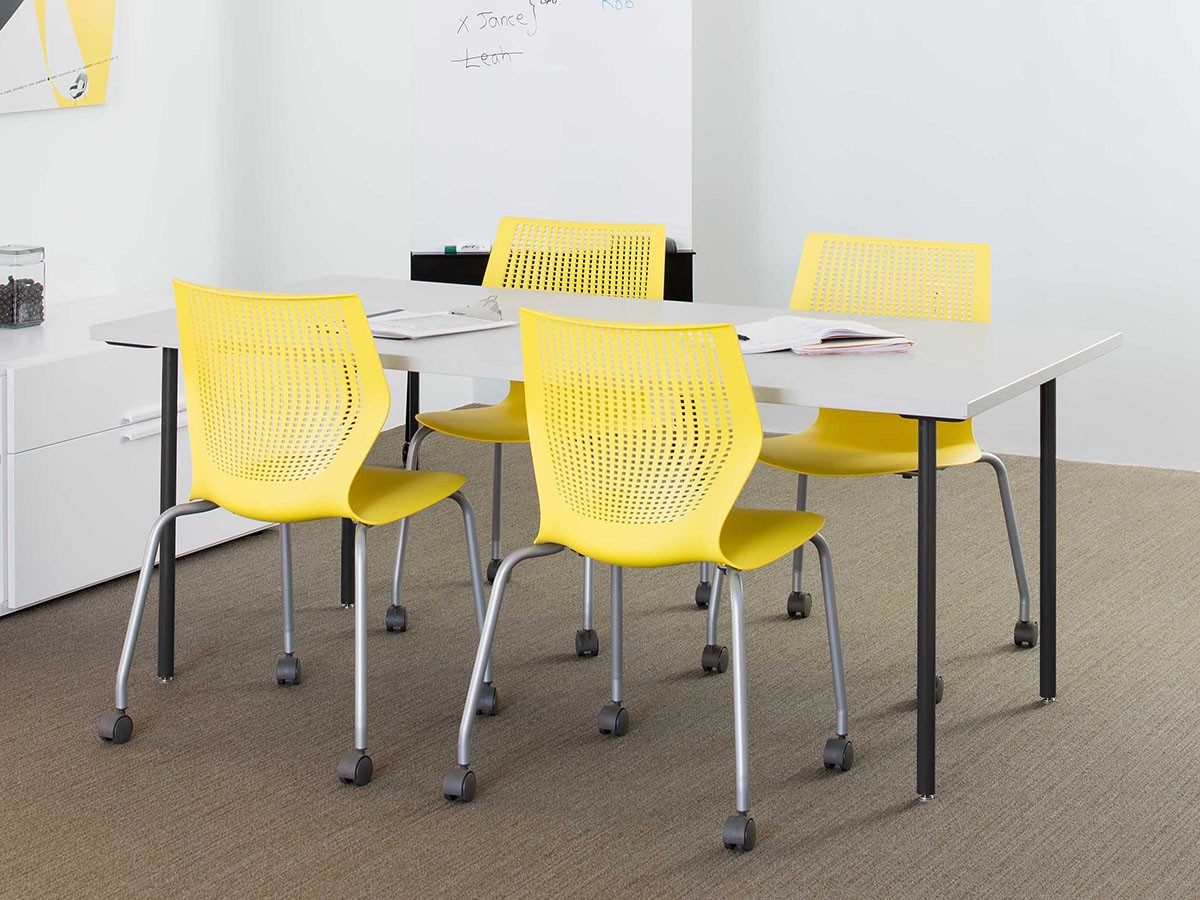 Knoll Office MultiGeneration Chair / ノルオフィス マルチジェネレーション チェア
スタッキングベース 肘なし キャスター脚 （チェア・椅子 > オフィスチェア・デスクチェア） 11