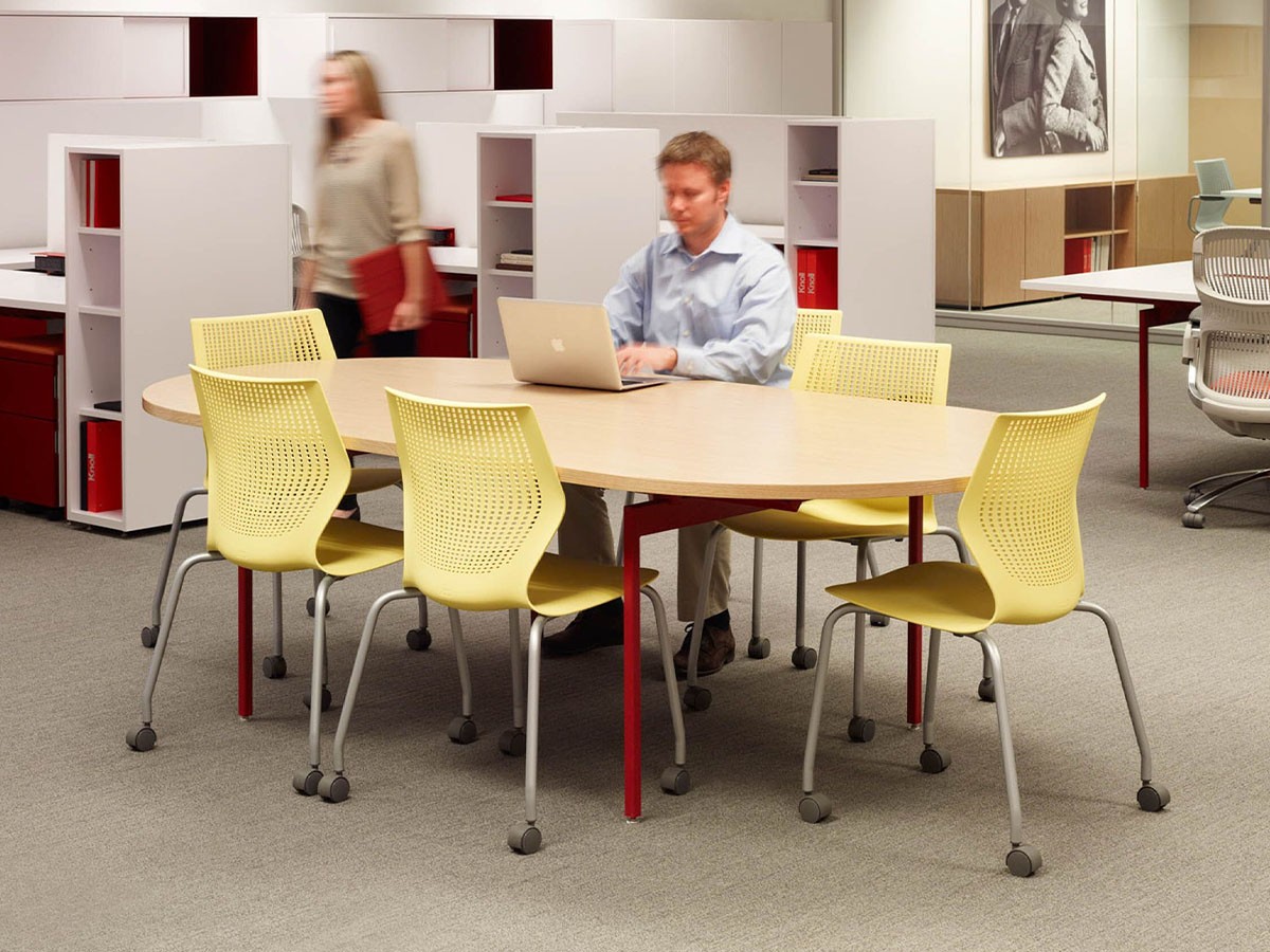 Knoll Office MultiGeneration Chair / ノルオフィス マルチジェネレーション チェア
スタッキングベース 肘なし キャスター脚 （チェア・椅子 > オフィスチェア・デスクチェア） 19