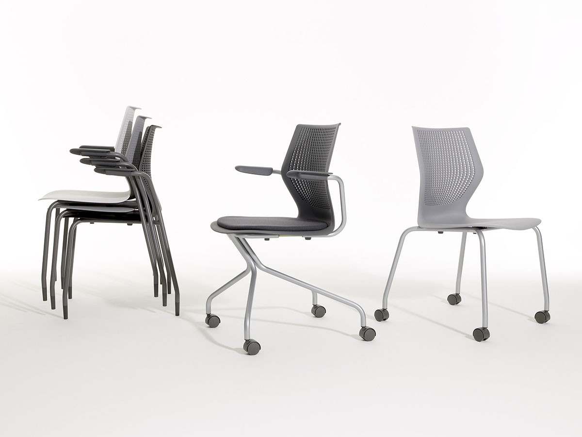 Knoll Office MultiGeneration Chair / ノルオフィス マルチジェネレーション チェア
スタッキングベース 肘なし キャスター脚 （チェア・椅子 > オフィスチェア・デスクチェア） 26