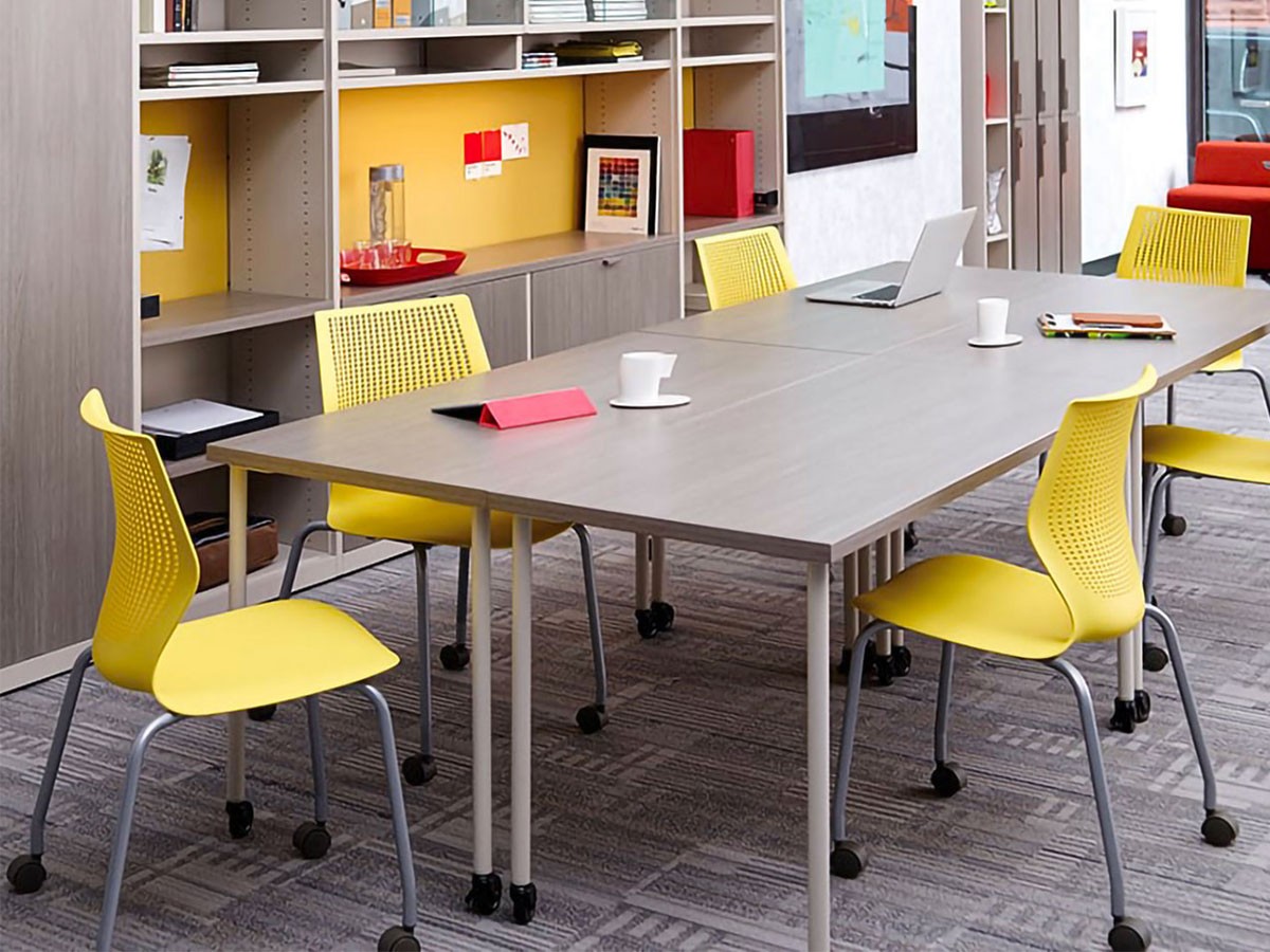 Knoll Office MultiGeneration Chair / ノルオフィス マルチジェネレーション チェア
スタッキングベース 肘なし キャスター脚 （チェア・椅子 > オフィスチェア・デスクチェア） 16