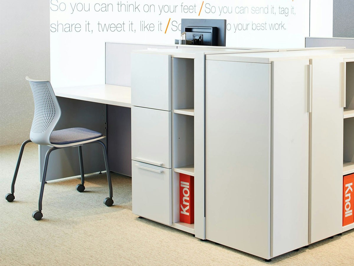 Knoll Office MultiGeneration Chair / ノルオフィス マルチジェネレーション チェア
スタッキングベース 肘なし キャスター脚 （チェア・椅子 > オフィスチェア・デスクチェア） 23