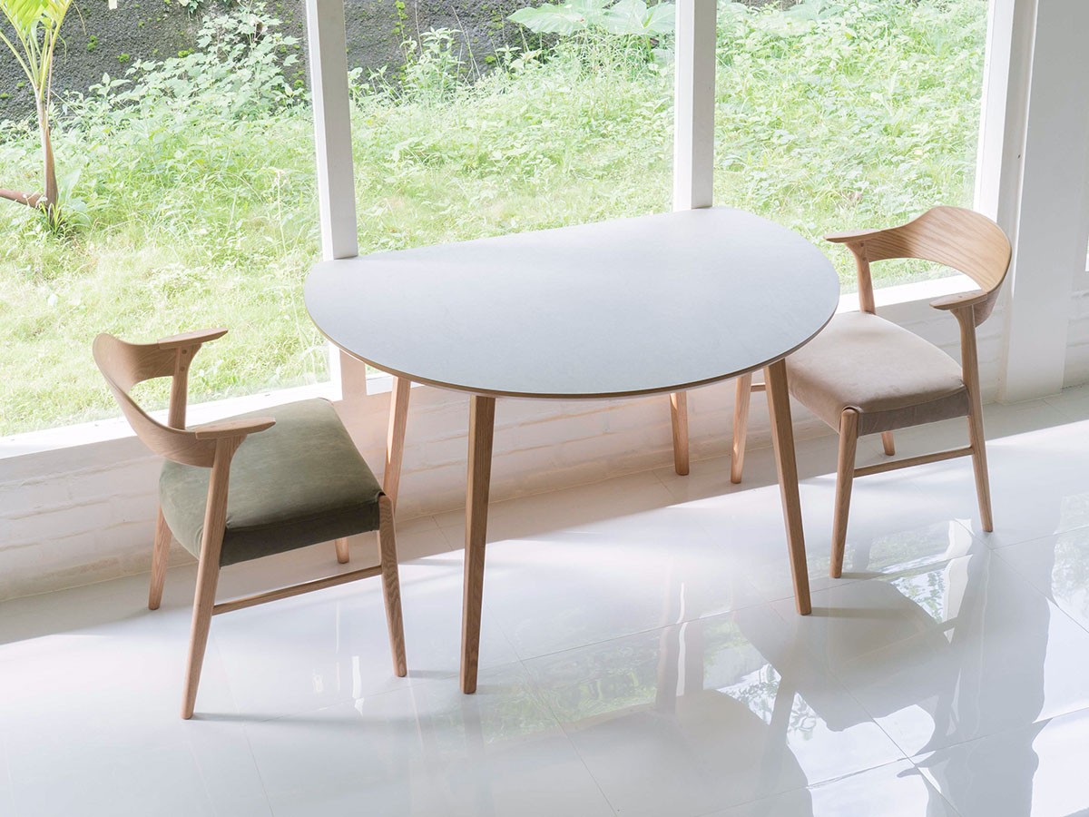 FIKA 1200 HALF ROUND TABLE / フィーカ 1200 ハーフラウンドテーブル （テーブル > ダイニングテーブル） 9