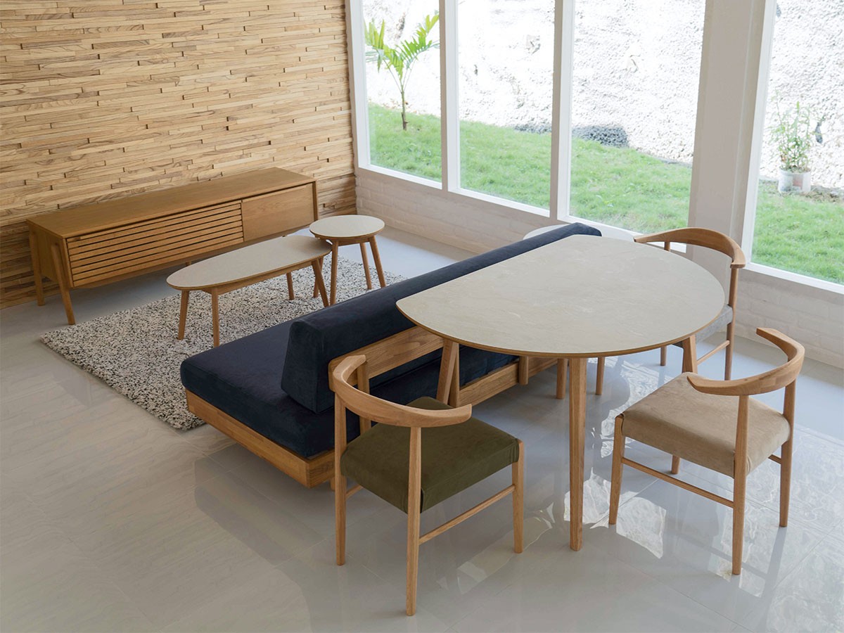 FIKA 1200 HALF ROUND TABLE / フィーカ 1200 ハーフラウンドテーブル （テーブル > ダイニングテーブル） 12