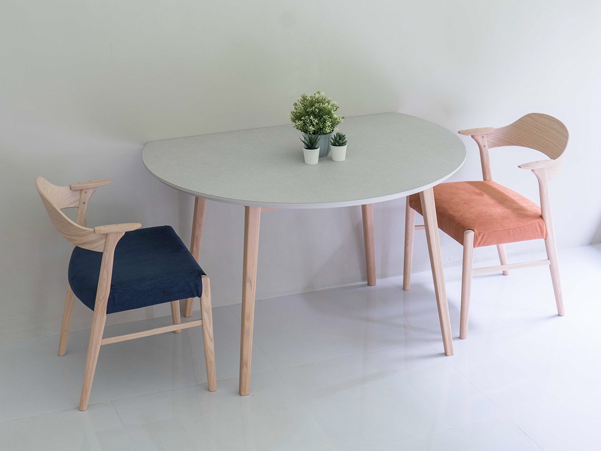 FIKA 1200 HALF ROUND TABLE / フィーカ 1200 ハーフラウンドテーブル （テーブル > ダイニングテーブル） 5