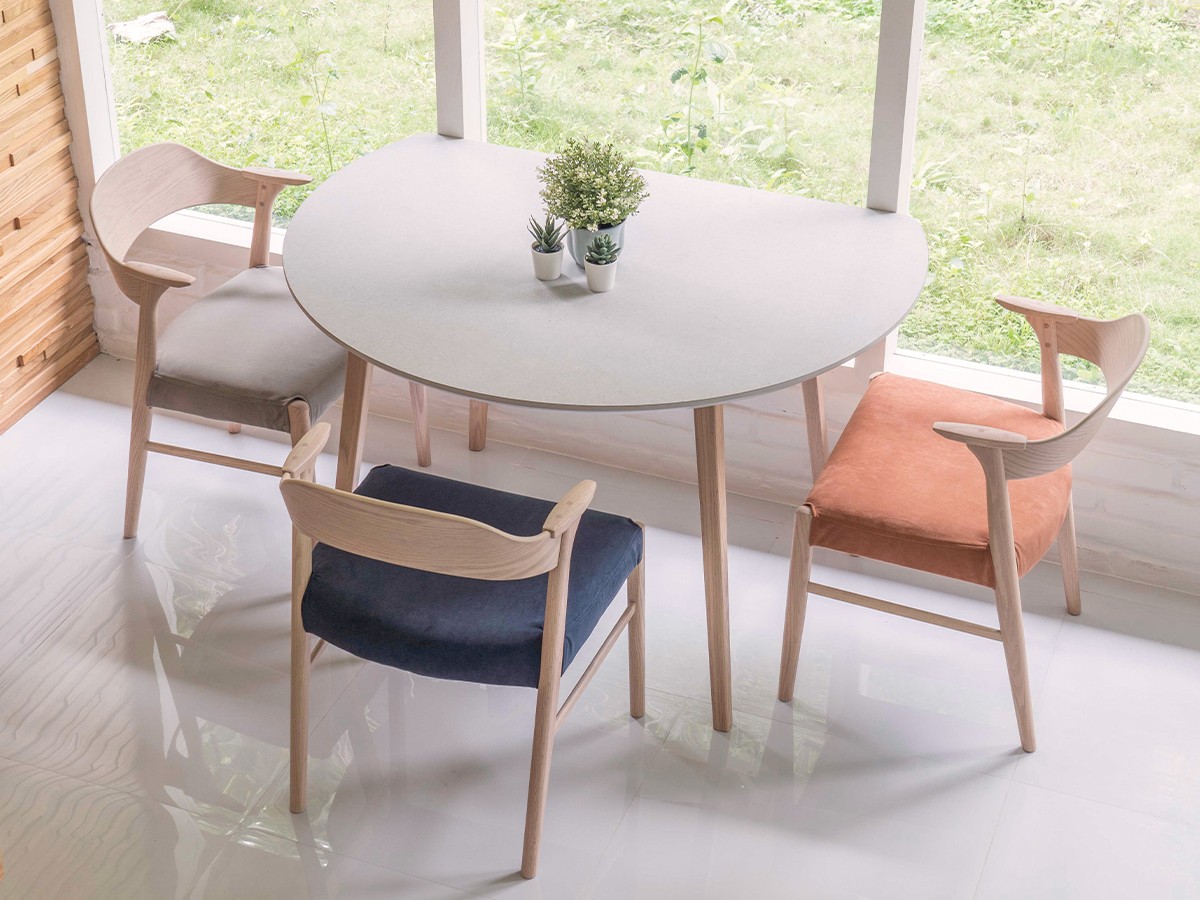 FIKA 1200 HALF ROUND TABLE / フィーカ 1200 ハーフラウンドテーブル （テーブル > ダイニングテーブル） 7