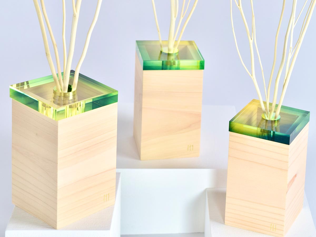 twig Acrylic Stick Diffuser / トゥイッグ アクリル スティックディフューザー（グリーングラデーション） （インテリア雑貨 > ルームフレグランス） 9