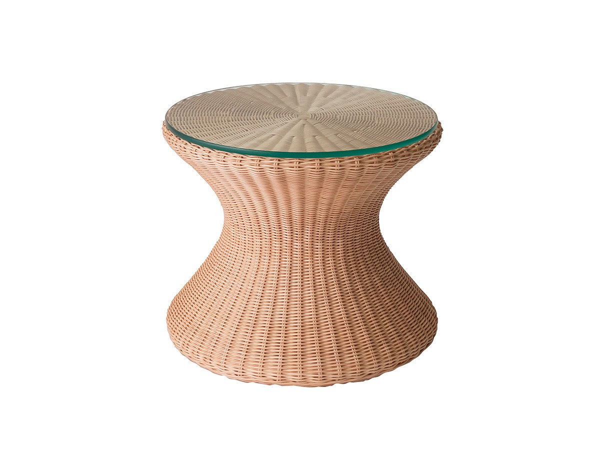 SHIKADA SHITSURAI RATTAN KK Series Round Table / シカダ シツライ ラタン 隈研吾シリーズ ラウンドテーブル KKT111 （テーブル > ローテーブル・リビングテーブル・座卓） 2