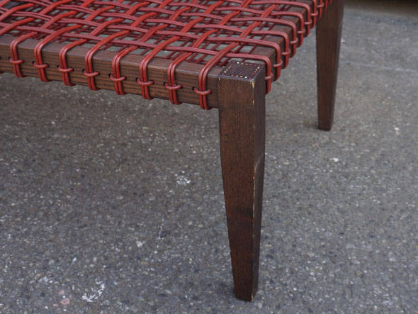 RE : Store Fixture UNITED ARROWS LTD. Woven Leather Bench / リ ストア フィクスチャー ユナイテッドアローズ ウーブンレザー ベンチ （チェア・椅子 > ベンチ） 9