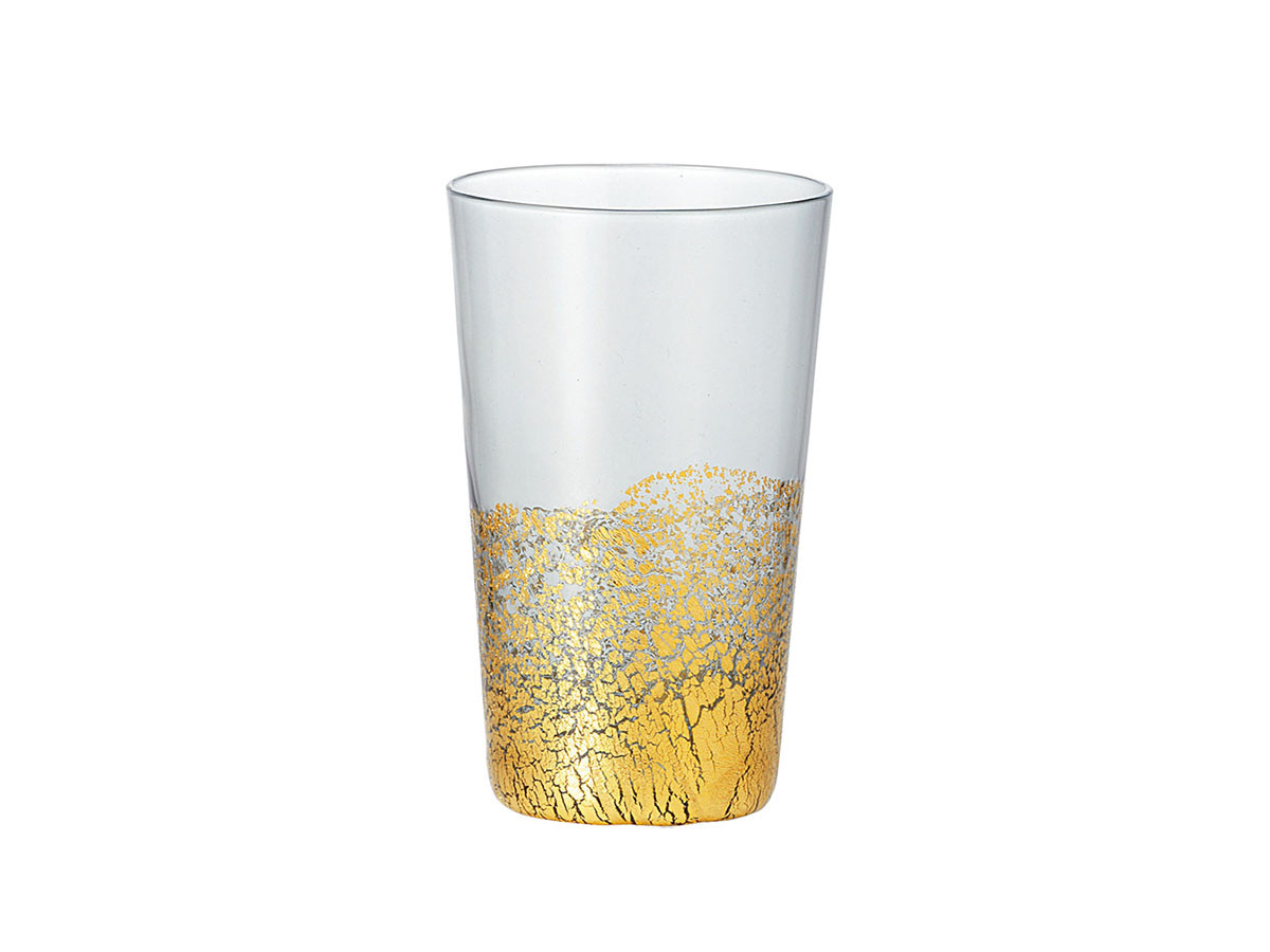東洋佐々木ガラス KINHARI Glass / とうようささきガラス 江戸硝子 金玻璃 冷酒杯（大地 / 墨色） （食器・テーブルウェア > タンブラー・グラス） 1