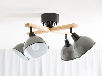 FLYMEe #31479 シーリングライト4灯(クロス) ネイビー FLYMEe Parlor CEILING LIGHT / フライミーパーラー シーリング
