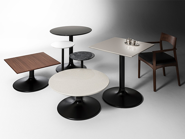 SQUARE CAFE TABLE / スクエア カフェテーブル f58259（UV塗装） （テーブル > カフェテーブル） 2