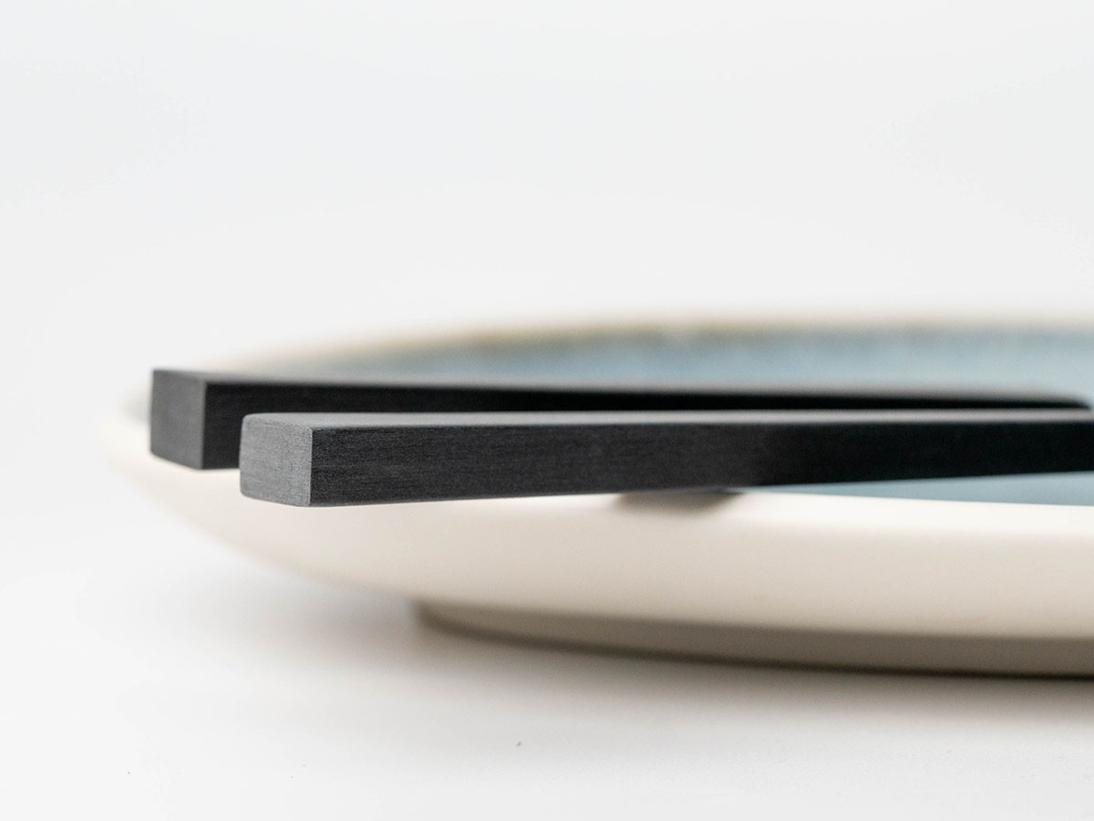 Cutipol KUBE Chopsticks / クチポール キューブ チョップスティック（ブラック × シルバー） （食器・テーブルウェア > カトラリー） 4