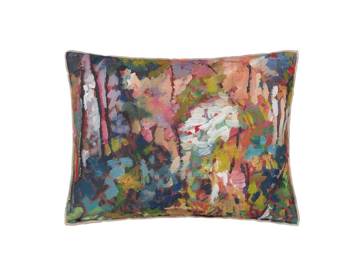 DESIGNERS GUILD Foret Impressionniste Cushion / デザイナーズギルド フォレ アンプレッショニスト クッション 60 × 45cm（フォレスト） （クッション > クッション・クッションカバー） 6