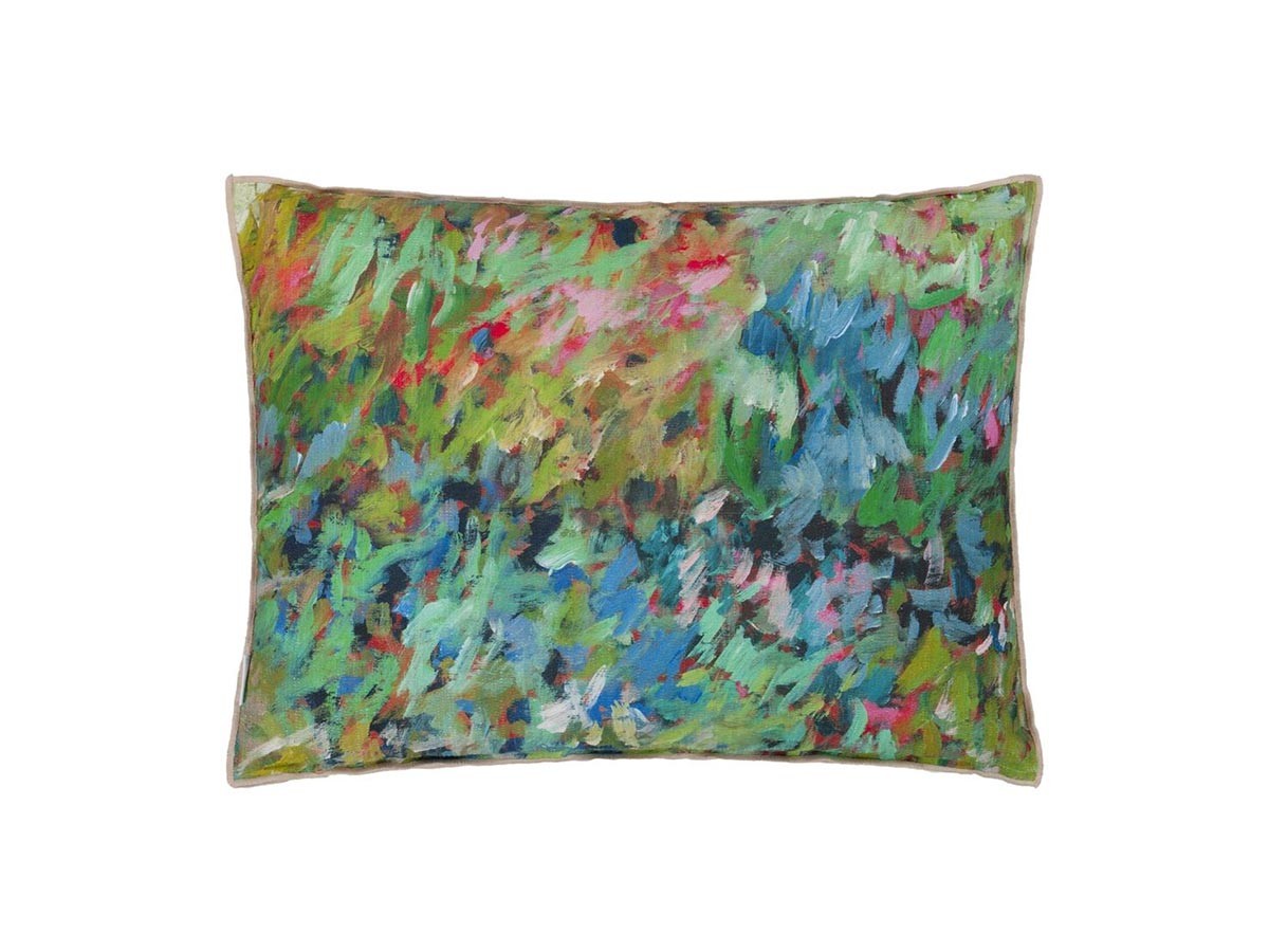 DESIGNERS GUILD Foret Impressionniste Cushion / デザイナーズギルド フォレ アンプレッショニスト クッション 60 × 45cm（フォレスト） （クッション > クッション・クッションカバー） 7