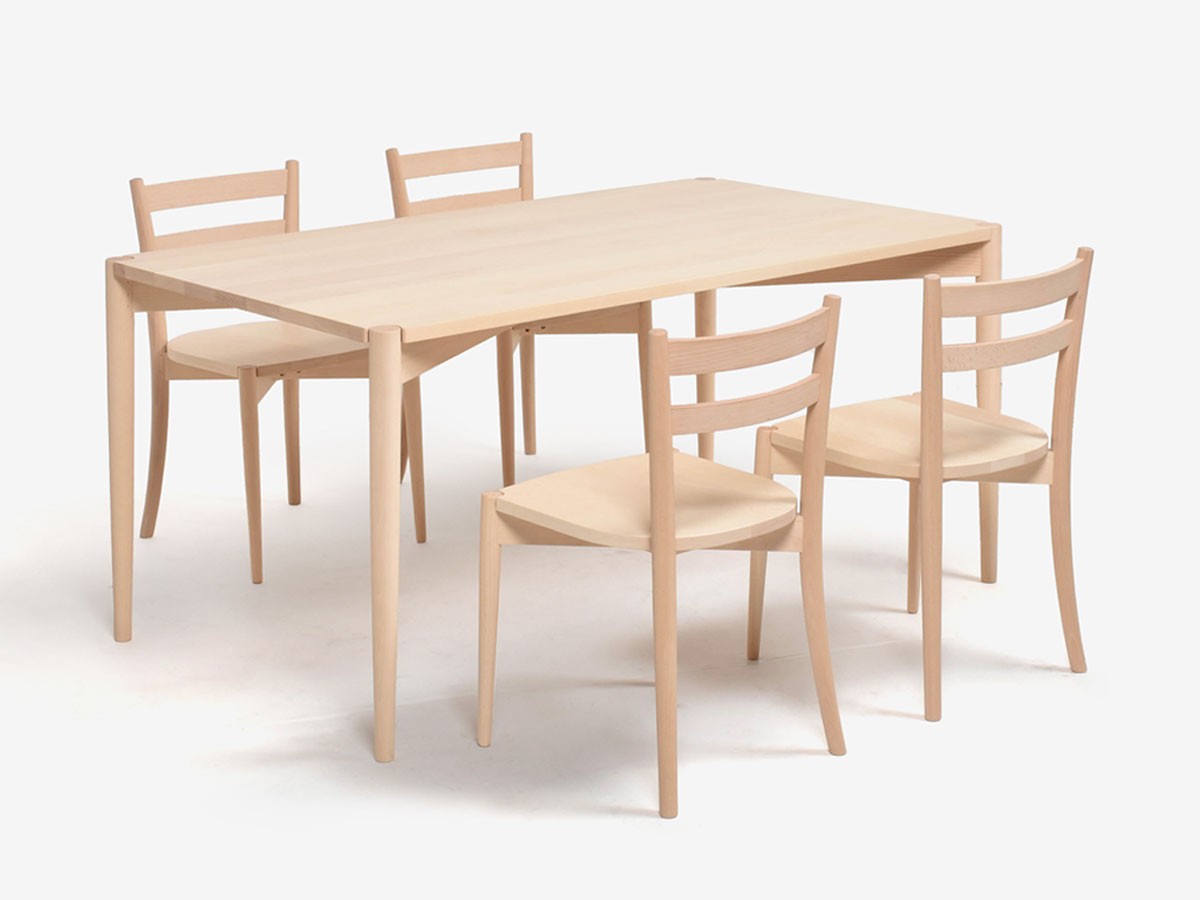 秋田木工 LYKKE Dining Table / あきたもっこう リュッケ ダイニングテーブル 幅150cm （テーブル > ダイニングテーブル） 4