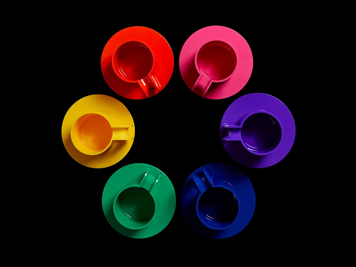 Heller Max Dinnerware Cups and Saucers / ヘラー マックスディナーウェア カップ&ソーサー 6色セット （食器・テーブルウェア > コーヒーカップ・ティーカップ） 8