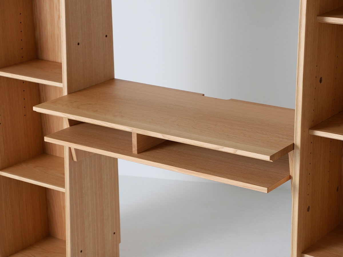 日進木工 ac-cent board Tower Shelf Desk / にっしんもっこう アクセントボード タワーシェルフ デスク （デスク・机 > デスク・パソコンデスク・袖机） 9