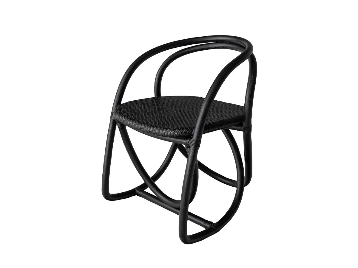 SHIKADA SHITSURAI RATTAN KK Series Arm Chair / シカダ シツライ ラタン 隈研吾シリーズ アームチェア KKCH112 （チェア・椅子 > ダイニングチェア） 1