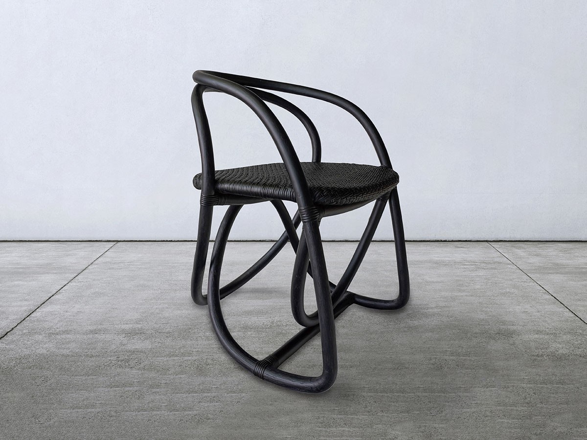 SHIKADA SHITSURAI RATTAN KK Series Arm Chair / シカダ シツライ ラタン 隈研吾シリーズ アームチェア KKCH112 （チェア・椅子 > ダイニングチェア） 2