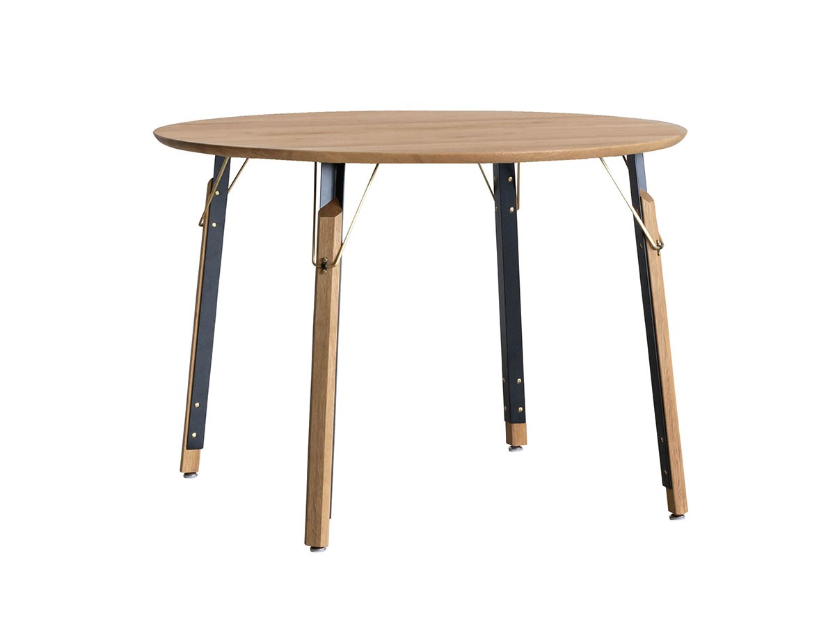 Easy Life MEATH DINING TABLE / イージーライフ ミース ダイニングテーブル
ラウンド天板（直径110cm）+ No.6脚（クラフト脚） （テーブル > ダイニングテーブル） 1