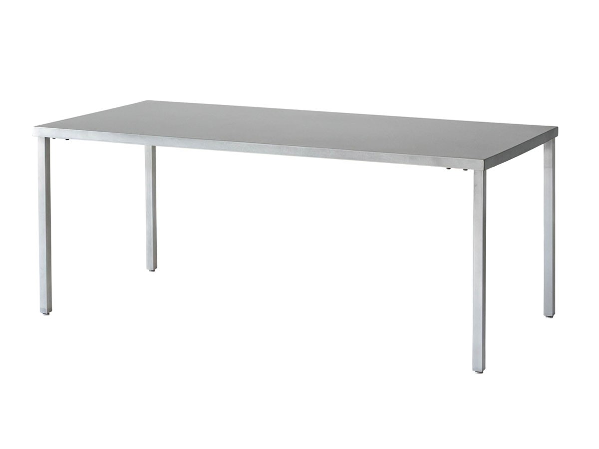 Knot antiques MATERIA DINING TABLE / ノットアンティークス マテリア ダイニングテーブル
ステンレス天板 + No.3脚（角脚） （テーブル > ダイニングテーブル） 6