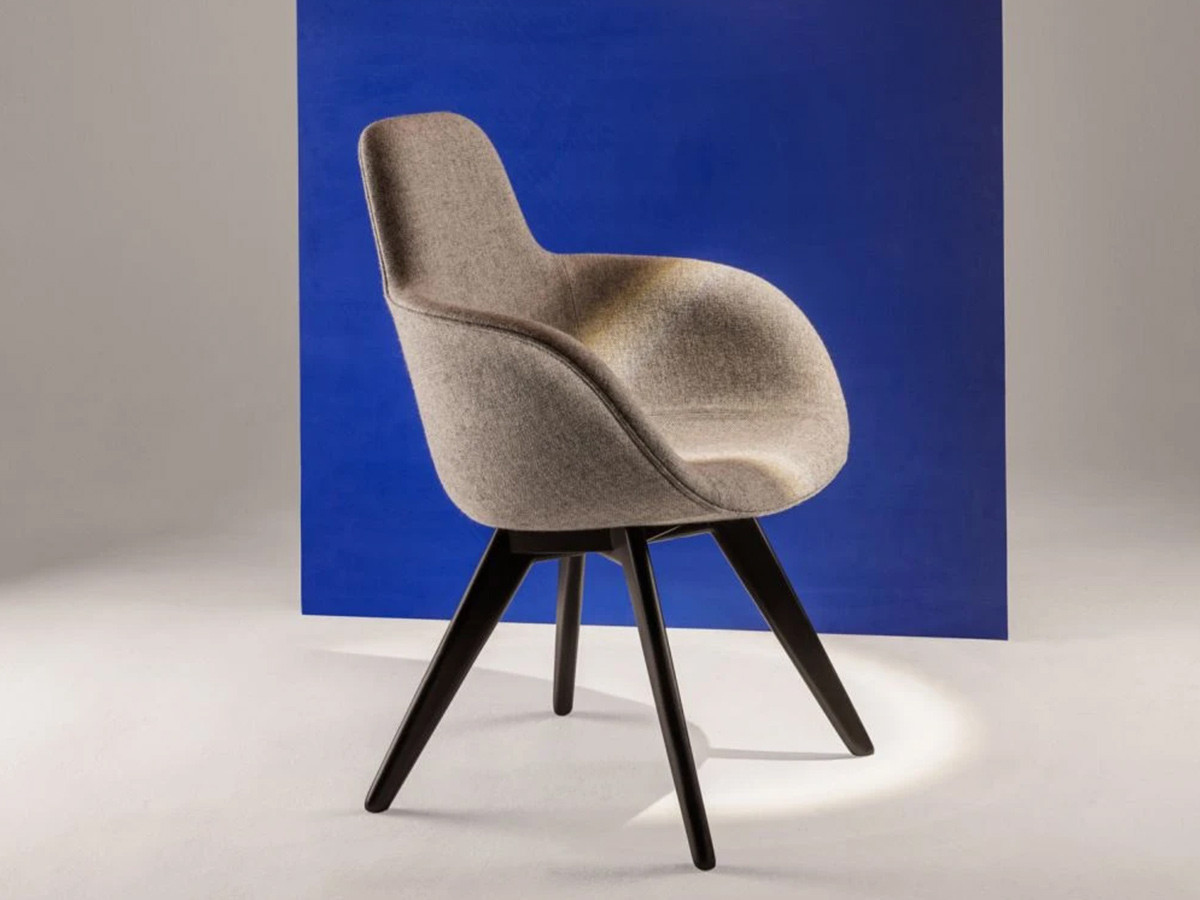 Tom Dixon. Scoop Chair High / トム・ディクソン スクープ チェア ハイ（木脚） （チェア・椅子 > ダイニングチェア） 6