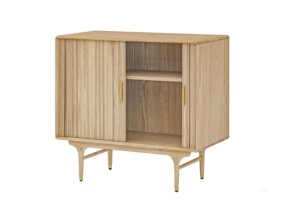 XANDER DESIGNS JULIE 2DOOR LOW CABINET WHITE OAK / サンダーデザイン ジュリー 2ドア ローキャビネット（ホワイトオーク） （収納家具 > キャビネット） 8