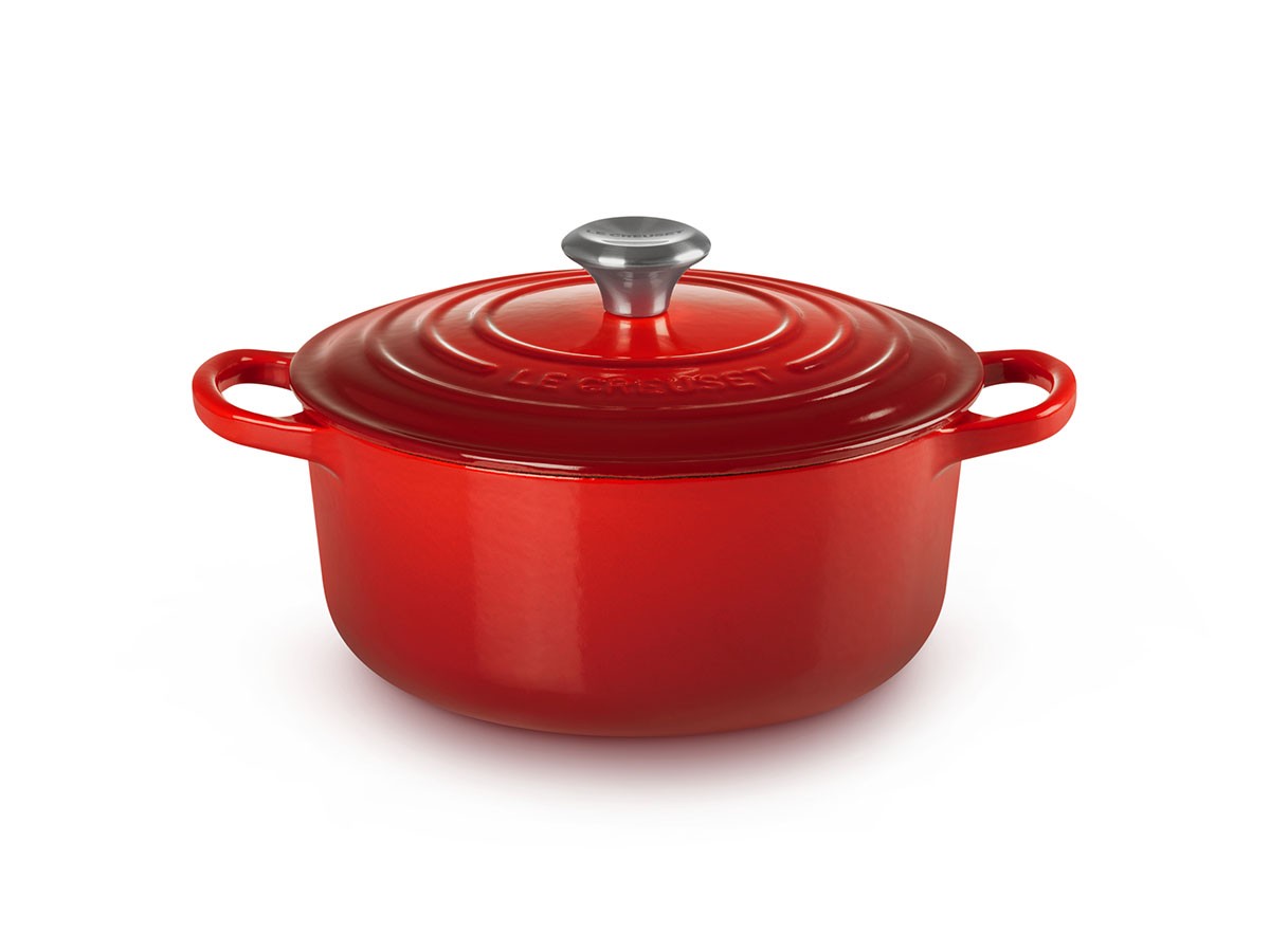 Le Creuset Cocotte Ronde / ル・クルーゼ シグニチャー ココット・ロンド 20cm（シルバーツマミ）