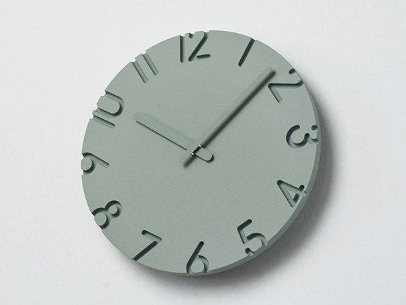 Lemnos CARVED COLORED / レムノス カーヴド カラード 直径24cm （時計 > 壁掛け時計） 8