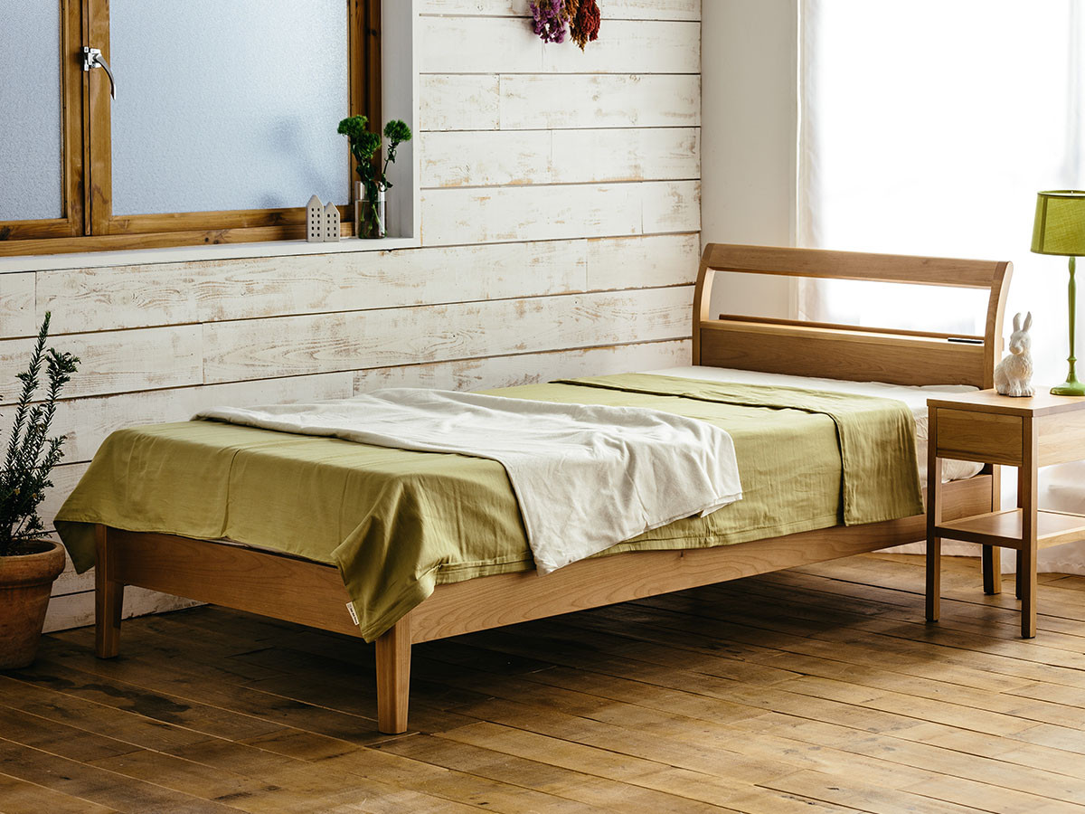 Bed Frame / ベッドフレーム e22012（アルダー） （ベッド > シングルベッド） 1